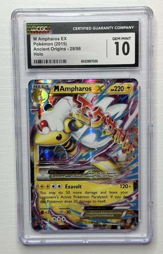 M Ampharos-EX graded CGC 10 for sale on eBay