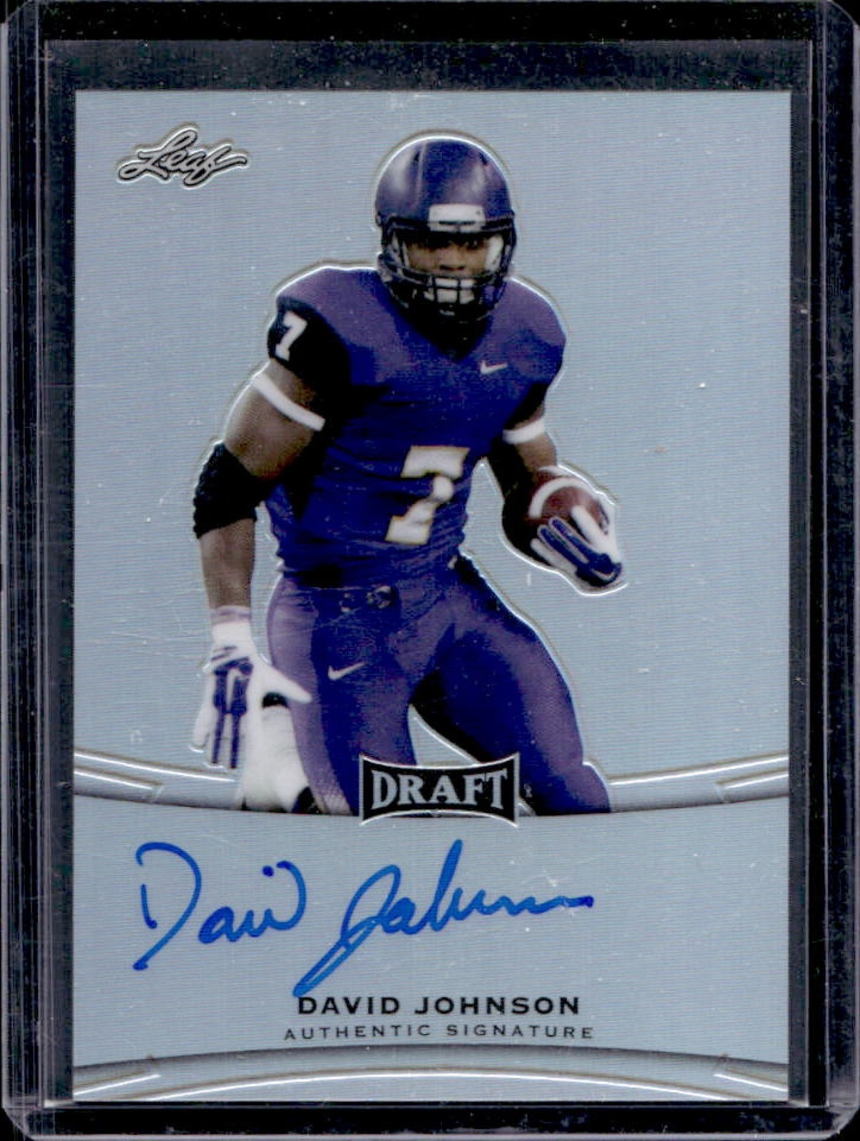 David Johnson Leaf Metal Draft Autographs #BADJ2 Base