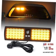 48led Visor Strobe Lights - Interior Windshield Sunshield Hazard - 1pcs Amber 48led Visor Strobe Lights - Interior Windshield Sunshield Hazard - 1pcs Amber