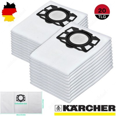 20x Staubsaugerbeutel Ersatzbeutel für Kärcher 2.863-314.0 KFI 357 KWD1/2/3 WD 3