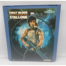 Rambo: First blood 1982 Vintage CED RCA SelectaVision Videodisc