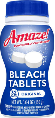 Ultra Concentrated Bleach Tablets [32 Tablets] - Original Scent - for Laundry, T
