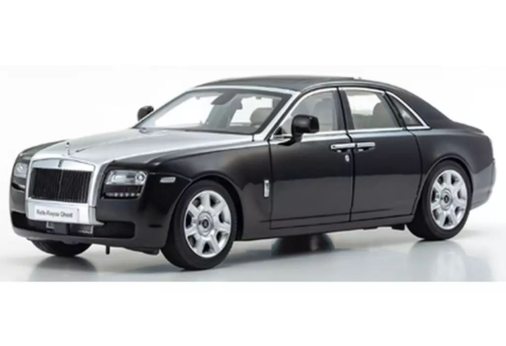 Kyosho Rolls-Royce Ghost Black Silver 08802BKS
