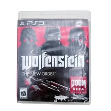 Wolfenstein The New Order Sony PlayStation 3 CIB Complete In Box Tested & Works