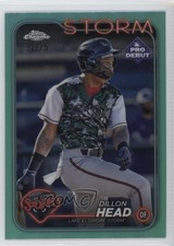 2024 Topps Pro Debut Chrome Aqua Refractor /75 Dillon Head #PDC-25 1n5f
