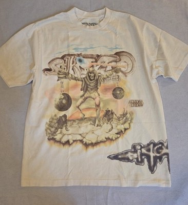 Travis Scott Utopia Album Tour Skitzo Circus Maximus 2023 Tee White Size Mens L