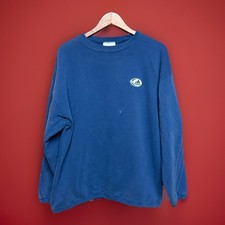 VINTAGE Adidas Sweatshirt Adult Size Large Navy Blue Pullover Mens Y2K