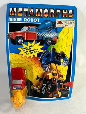 Metamorphs MIXER ROBOT devastator g1 transformers diaclone ko bootleg MOC SEALED