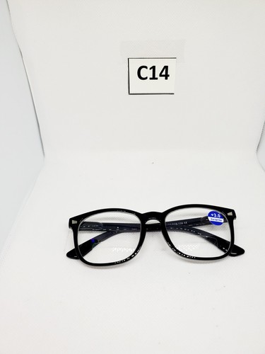 eyeglasses plactic black +3.00 b  51-19 139