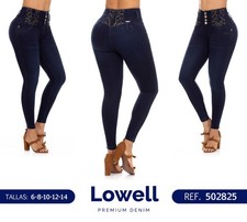 LOWELL JEANS COLOMBIANOS COLOMBIAN PUSH UP JEANS LEVANTA COLA BUTT LIFT SIZE 3US
