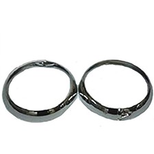 1937-40 Chevroletgmc Truck Bezel Headlamp Chromed Clips Included