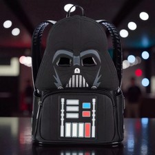 Loungefly Disney Parks Star Wars Darth Vader Glow-in-the-Dark Mini Backpack