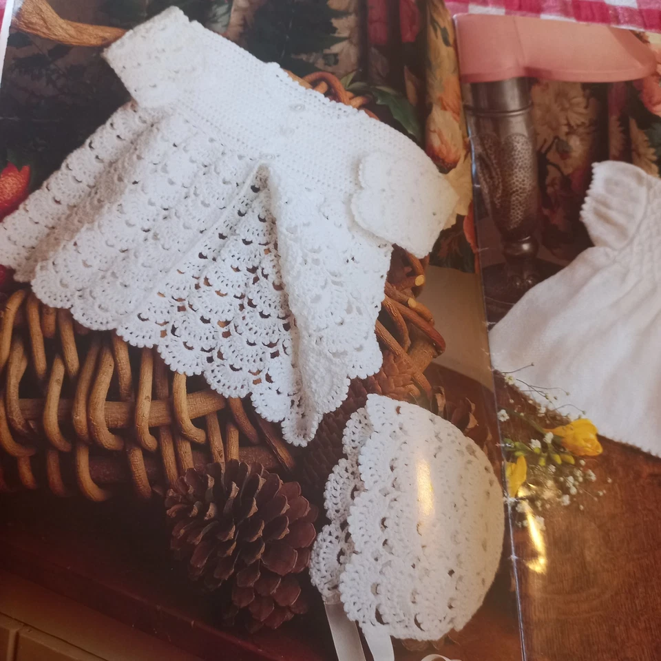 😇 Peter Pan Baby Knits 219 Knitting Crochet patterns Babies 3 4 8 Ply - image 3 of 4