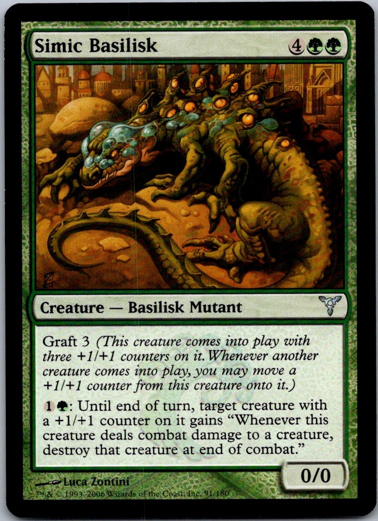 Simic Basilisk U DIS #91 NM MTG Magic