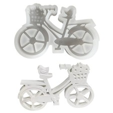 Easy to Clean Silicone Mold for DIY Ornaments Unique Bike Moulds