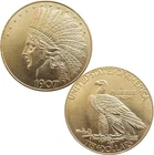 Antique Liberty Indian Head Ten Dollar Coin - Uncirculated Morgan Silver Dollar