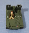 G.I. Joe Wolverine Missile Tank with Cover Girl Figure - 1983 - Missing Tow Rope