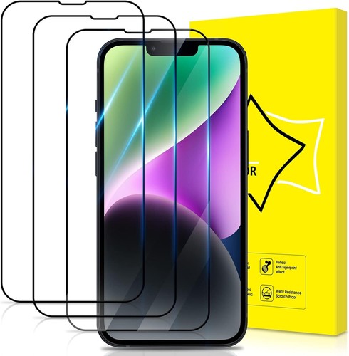 Protection écran Verre Trempé Pour IPhone - Anti-choc, Anti-rayures - Transparent