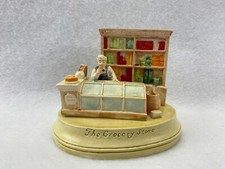 Sebastian Miniature The Grocery Store Figurine Vintage COPR. 1960 Signed Sebastian Miniature The Grocery Store Figurine Vintage COPR. 1960 Signed