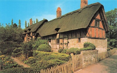 Postcard Vintage (2) UK, Stratford-Upon-Avon Anne Hataway(2-Card #'s)(2-UP)(335)