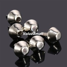 100Pcs Home Decor Cone Purse Handbag Feet Nailheads Brads Studs Spike 1/2" 5/8"