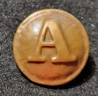 CIVIL WAR CONFEDERATE ARTILLERY "A" BUTTON ALBERT# CS-117-TY   NON-DUG LOCAL