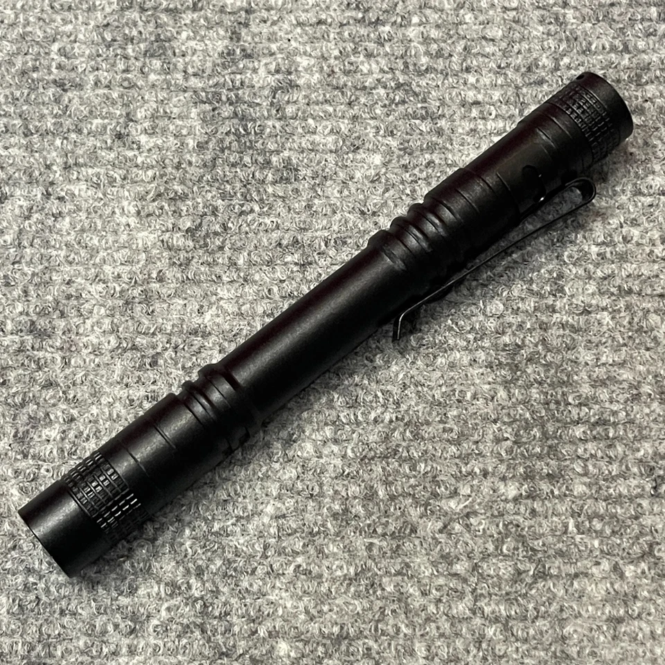 LED Luz Blanca AAA Batería Bolígrafo Linterna Simple Función En Apagado Cap Tail - Imagen 2 de 4