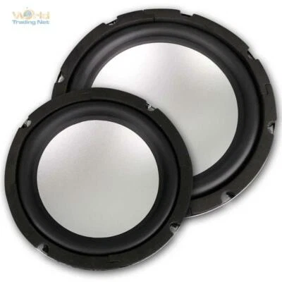 Subwoofer Rockwood, 165/200mm, 4Ohm, Alu-Menbrane, Tieftöner, Bass-Lautsprecher