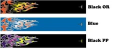 White Water Archery Hot Rod Flames Arrow Wraps 15 Pc Choose Length Width Armor