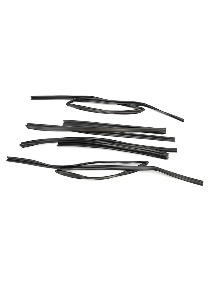 4pcs Door Glass Rubber Seal Moulding For Toyota Land Cruiser FJ80 LX450 91-1997 - Изображение 4 из 4