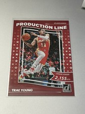 2022-23 Donruss Production Line Press Proof Purple #3 Trae Young - Atlanta Hawks