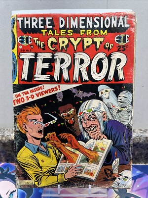 3-D TALES FROM THE CRYPT OF TERROR # 2 1954 3D GLASSES ATTACHED #ML