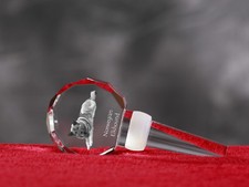Norwegian Elkhound, Crystal Wine Stopper with Dog, Wine and Dog Lovers,UK