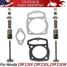 For Honda CRF230F CRF230L CRF230M Cylinder Head Valve Gaskets Spring Cotter Kit