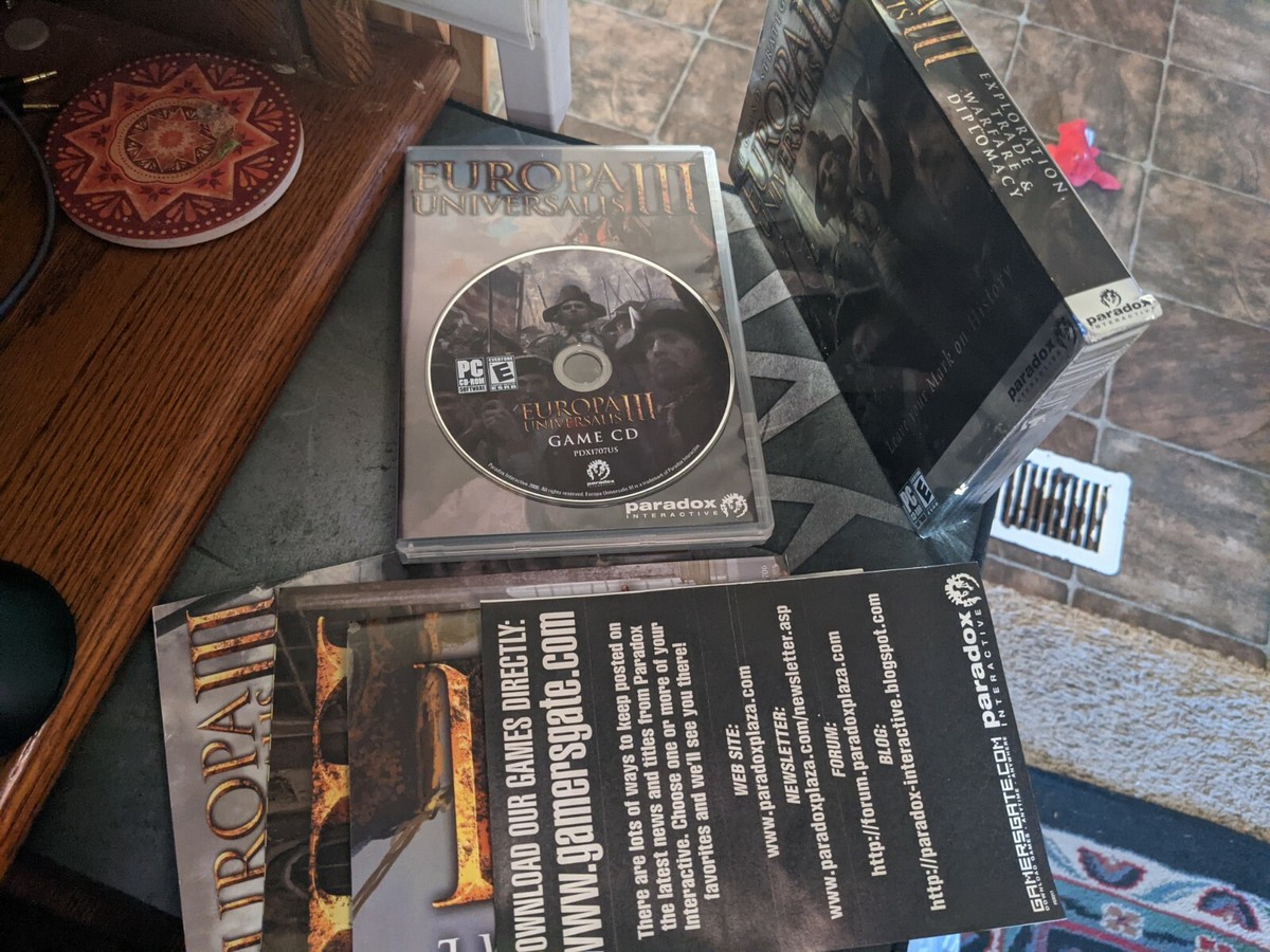 Europa Universalis III (PC CD-ROM) Video Game by Paradox