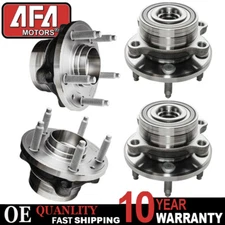 Front And Rear Wheel Hub & Bearing Assembly for 2011 2012 14-2018 Ford Explorer