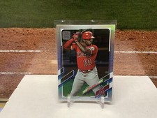 Justin Upton 2021 Topps #527 Rainbow Foil Los Angeles Angels