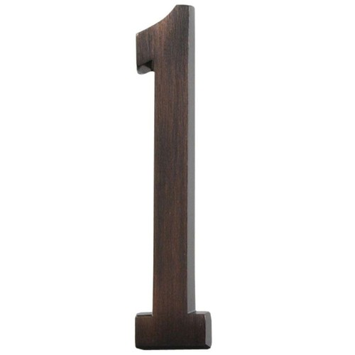 Hillman Distinctions 4-In. Adhesive Bronze House Number 1 843255