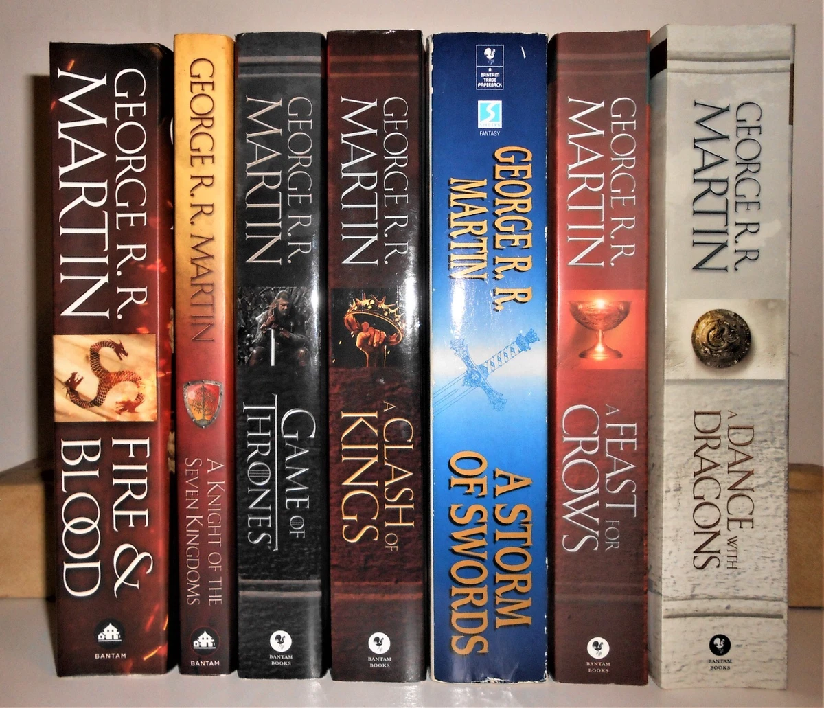 Song of Ice and Fire Game of Thrones Hardcover books set 1-5 George R. R. Martin