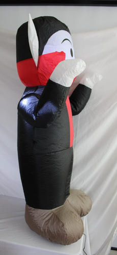 4 Ft Vampire Dracula Air Blown Inflatable LED Pumpkin Hollow Outdoor Halloween - Picture 4 of 10