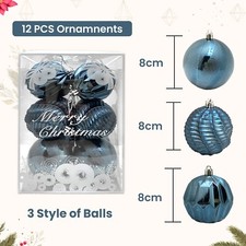 Stunning Christmas Bauble Large Tree Hanging Decoration Balls for Festive Season