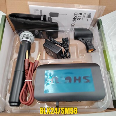 1Set BLX24/SM58 Wireless System with SM58 Handheld Vocal Microphone NEW IN BOX