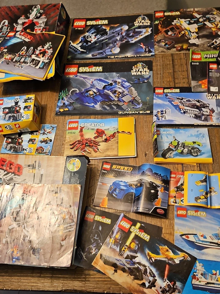 14+ Lot of Instructions and Boxes Star Wars,Marvel, DC,Ghostbusters,$75obo - Image 4 of 4