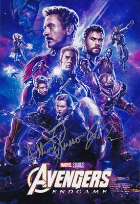 ANTHONY JOE RUSSO signed Autogramm 20x30cm AVENGERS in Person autograph COA