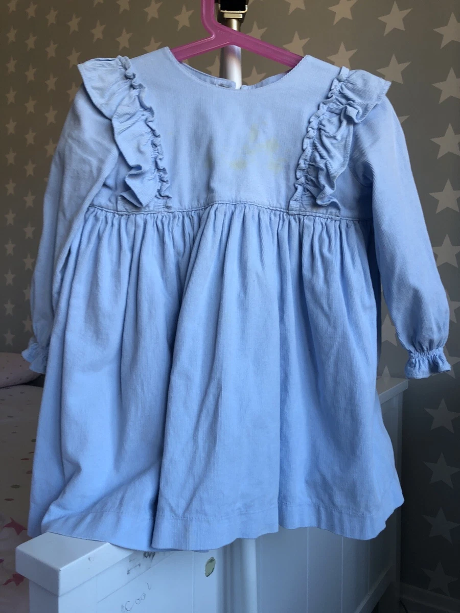 Sky blue cheap cotton dress