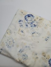 Lecien Fabric Durham Quilt Collection Blue Roses Floral Sew Quilt FAT QUARTER 