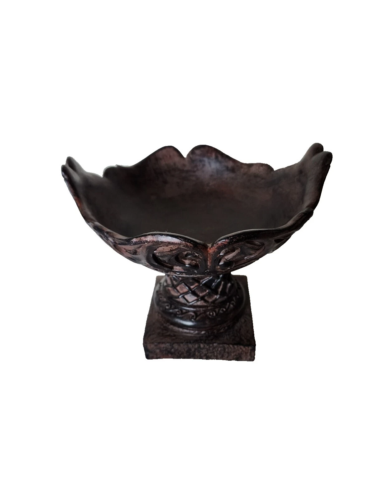 Platos dulces decorativos de madera Handmade