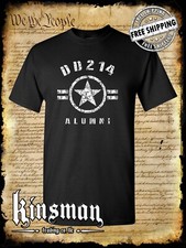 DD214 Alumni T-Shirt / US Army Marines Navy Military Coast Guard Flag