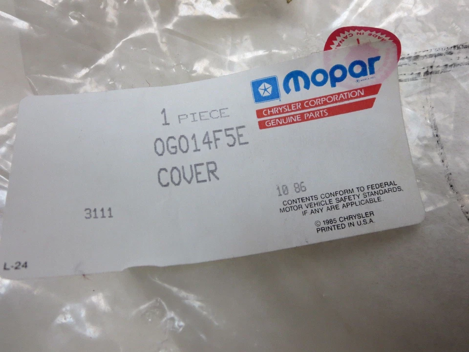 1984 - 1987 Plymouth Voyager Dodge Caravan заводской чехол для сиденья обивка OEM - Изображение 2 из 4