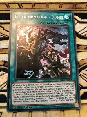 yugioh Feuerformation Domei Secret Rare FIGA-DE019 